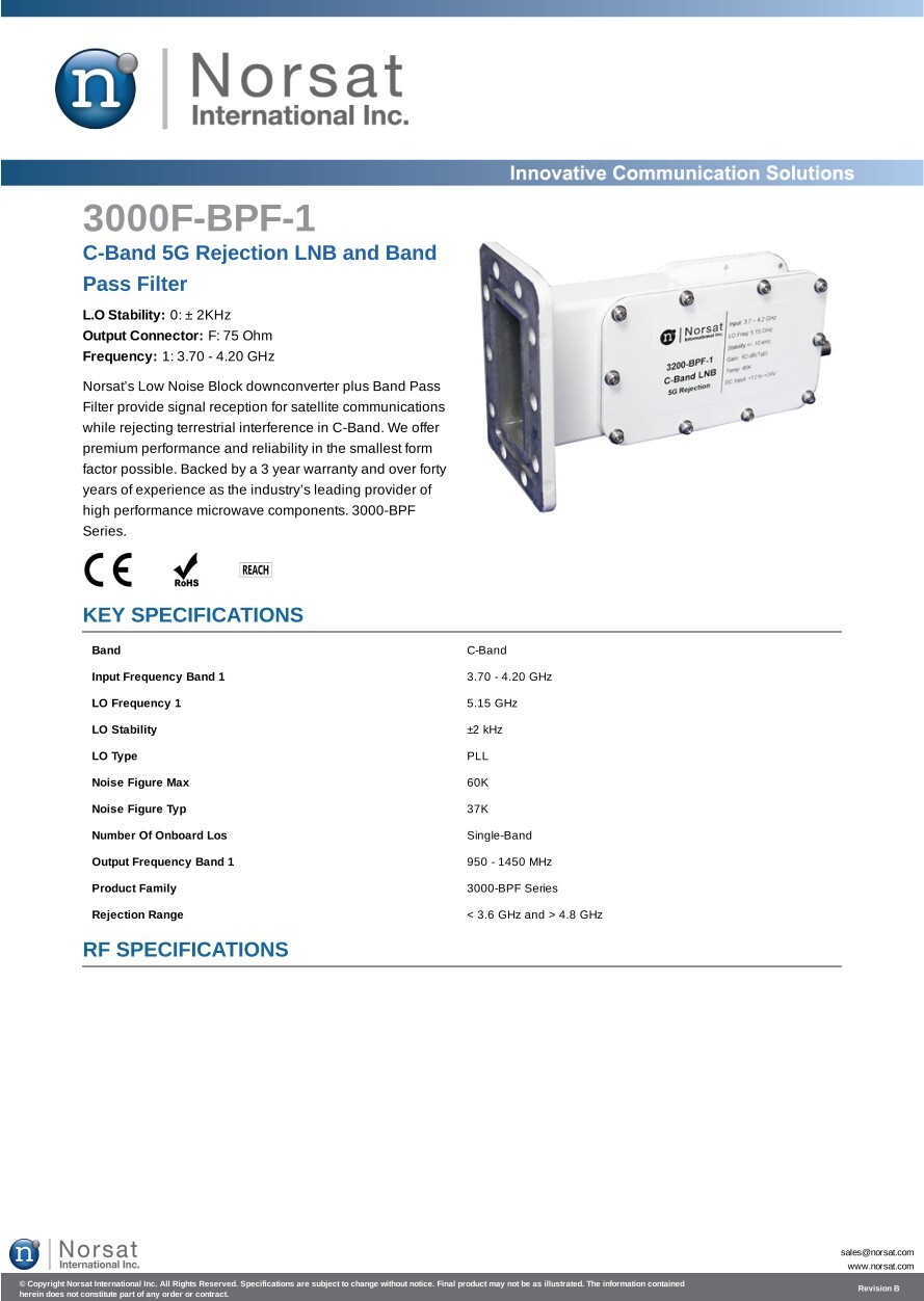 norsat datasheet with litpdf